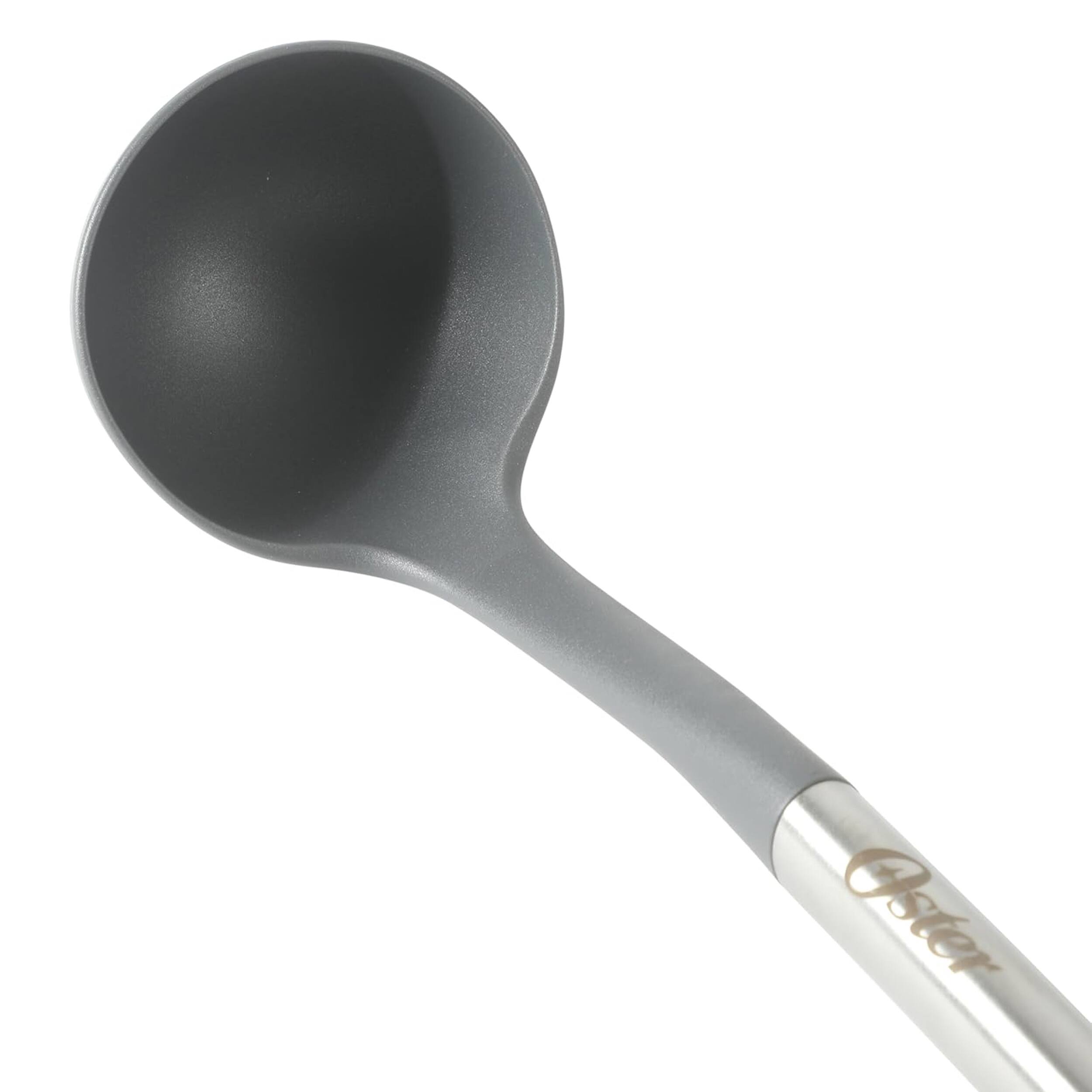 Alt View 1. Oster - Oster Chadswyck 13 Inch Nylon Ladle With Stainless Steel Handle in Silver.
