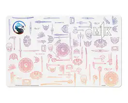 Trend Setters - Mortal Kombat (Tools of the Trade) Desk Mat - Multicolor
