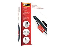 Fellowes - Thermal Laminating Pouches, ID Tag, 5 Mil, 100/Pack - Clear