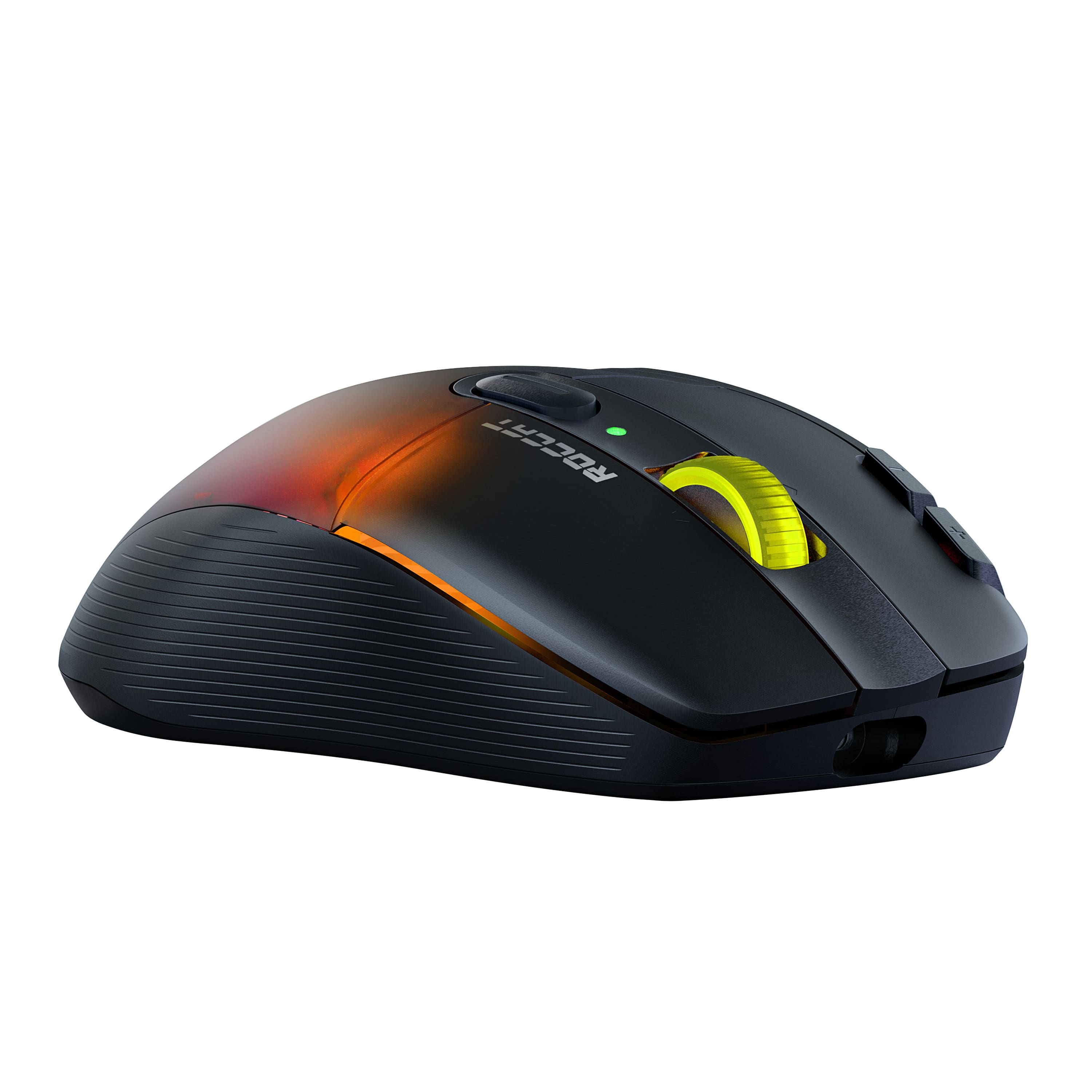Alt View 12. ROCCAT - Kone XP Air Wireless Optical Gaming Mouse with Charging Dock and AIMO RGB Lighting - Black.
