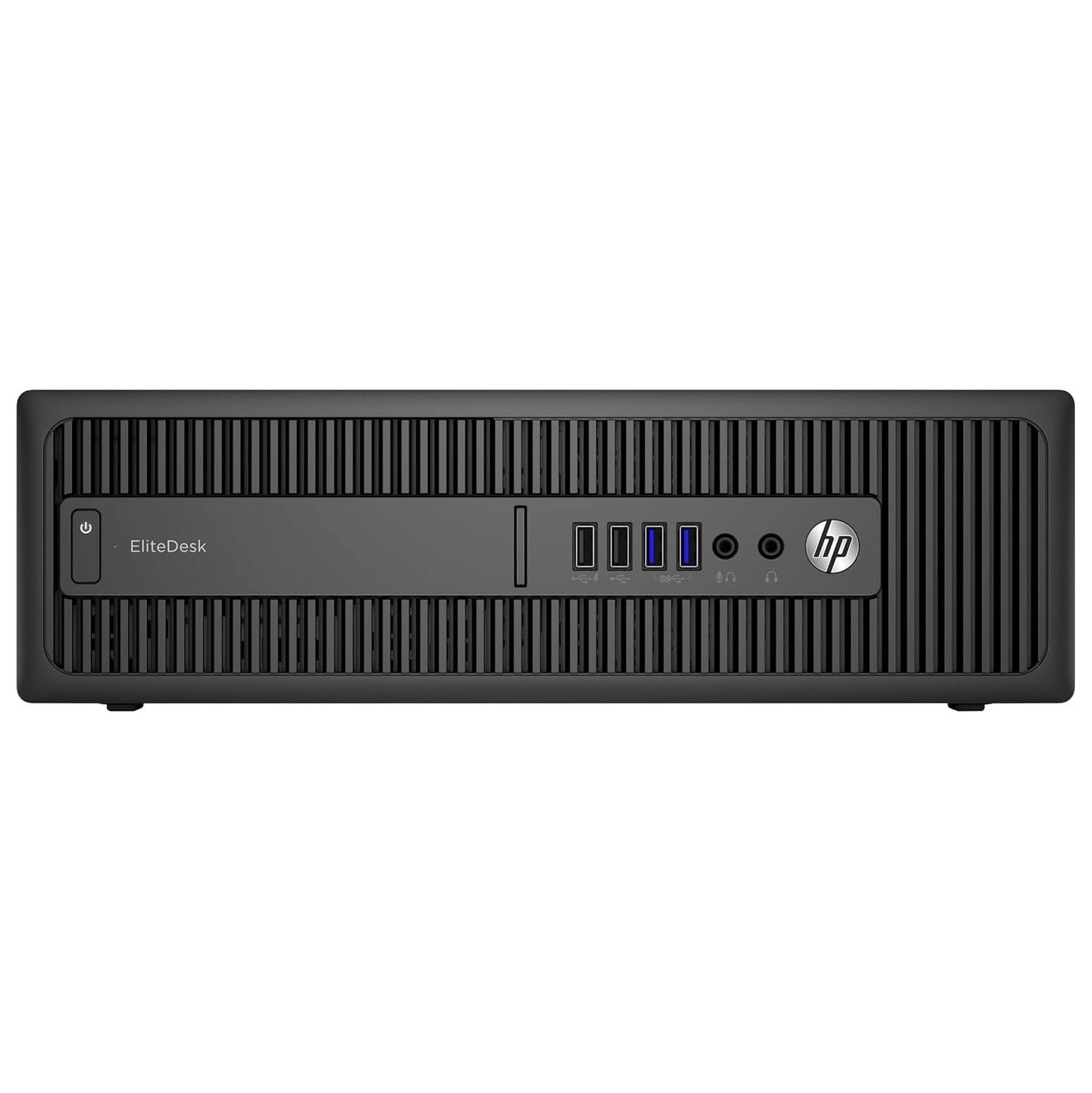 HP - Refurbished Excellent - EliteDesk 800 G2 SFF Desktop PC, Intel Core i5-6500 up to 3.60GHz, 16GB DDR4 RAM, 512GB SSD, WiFi, Windows 11 Pro - Black