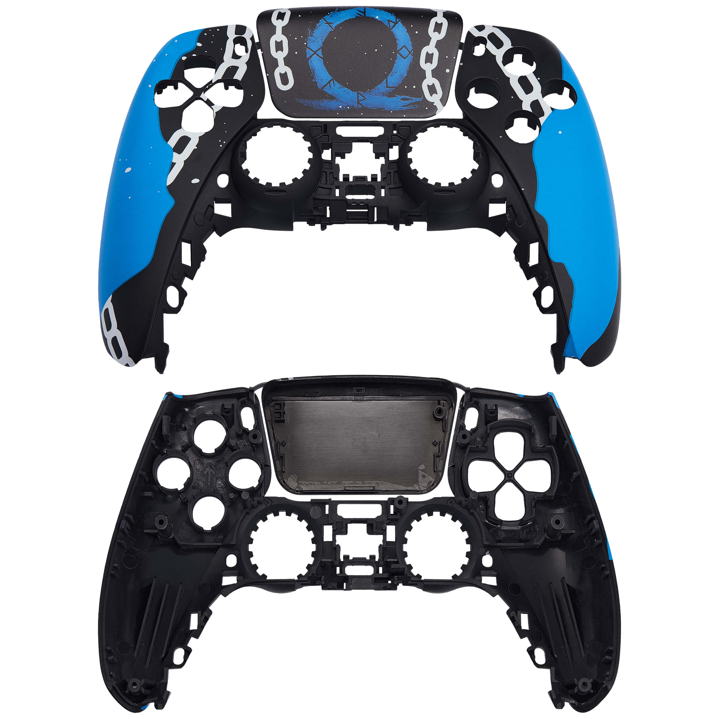 Alt View 3. MobileSentrix - God of War - PlayStation 5 PS5 Compatible Controller Top Faceplate.