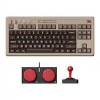 8BitDo - Retro Joystick and Mechanical Keyboard - C64 Edition - Front_Zoom