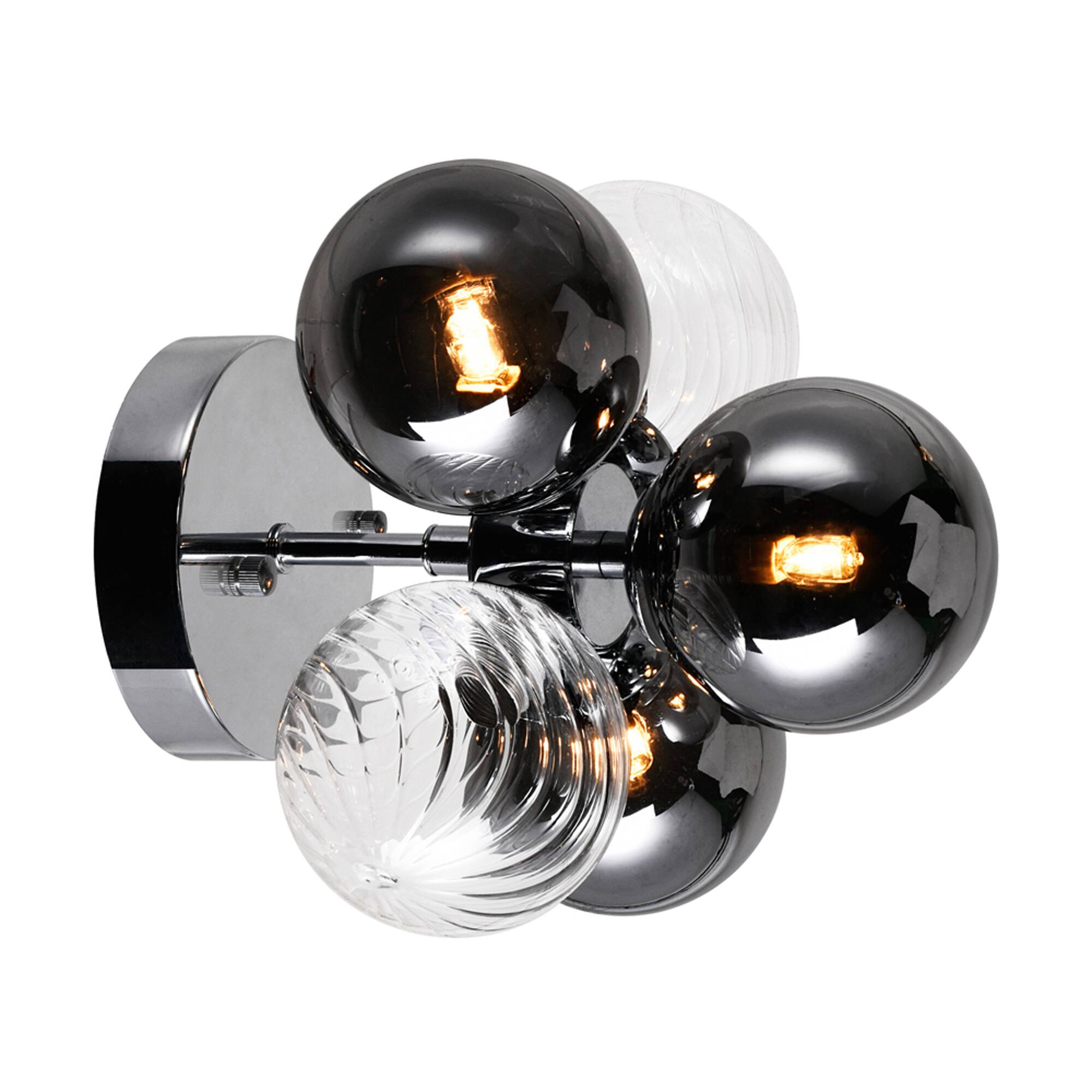Front. CWI Lighting - Pallocino 3 Light Sconce With Chrome Finish - Chrome.