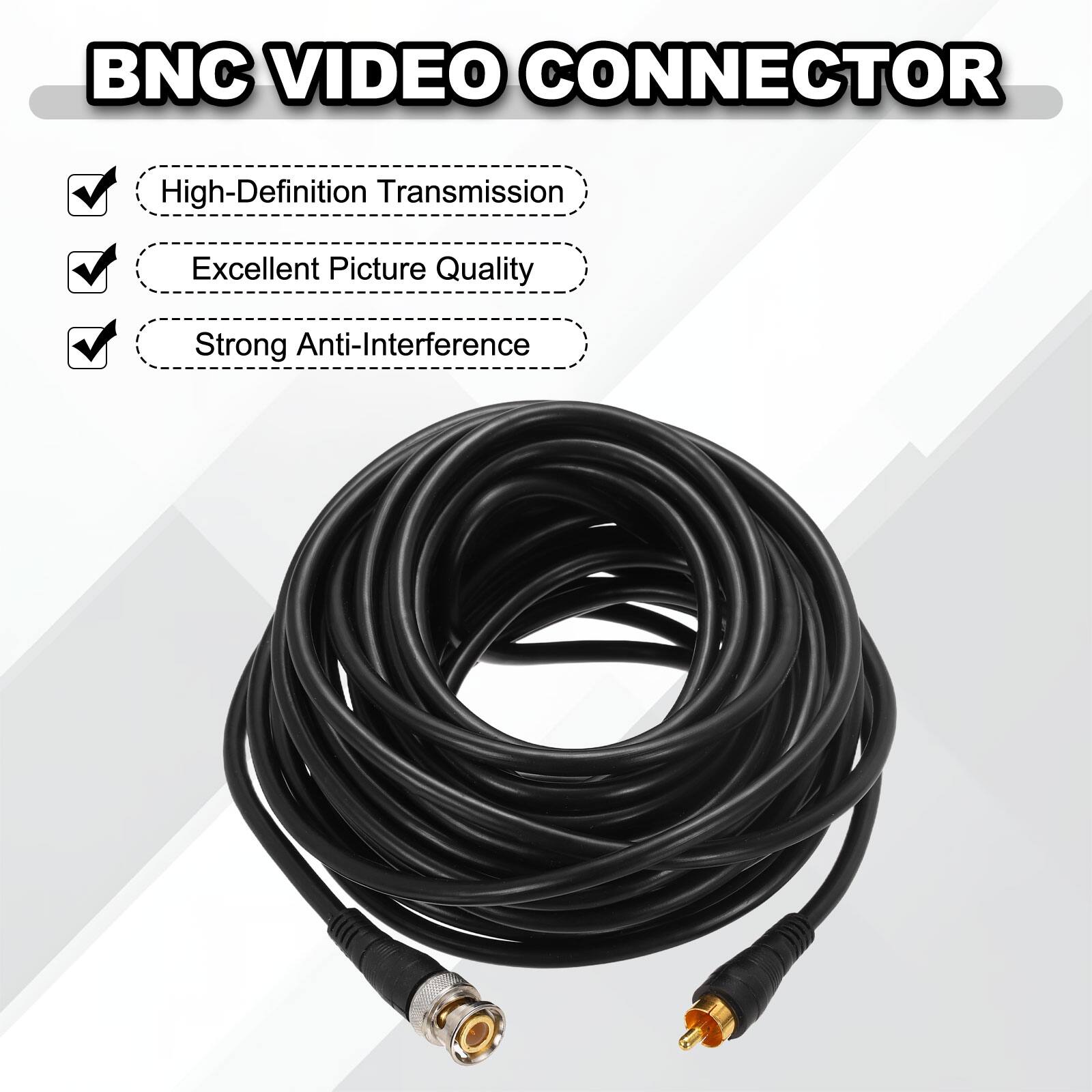 BNC VIDEO CONNECTOR

- High-Definition Transmission
- Excellent Picture Quality
- Strong Anti-Interference