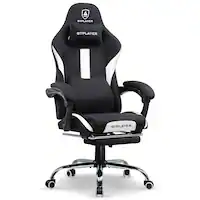 GTPlayer - GT905 Adjustable Gaming Chair with Breathable Fabric - White - Front_Zoom