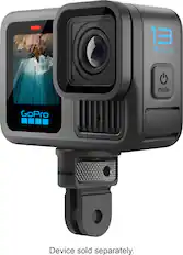 13 BLACK GoPro
Device sold separately.