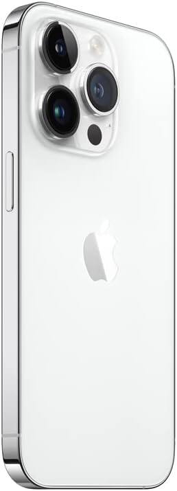 Angle. Apple - iPhone 14 Pro A2650 (Fully Unlocked) 512GB - Silver.