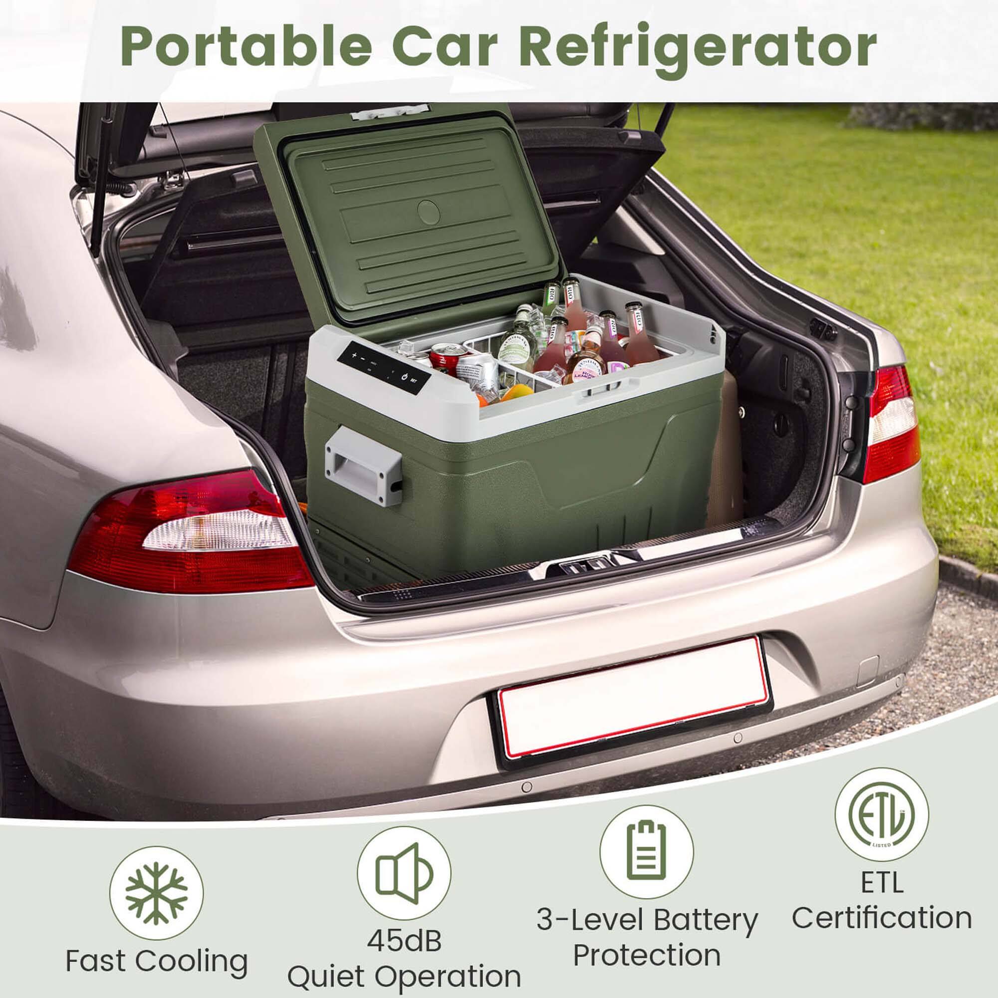 Portable Car Refrigerator

- Fast Cooling
- 45dB Quiet Operation
- 3-Level Battery Protection
- ETL Certification