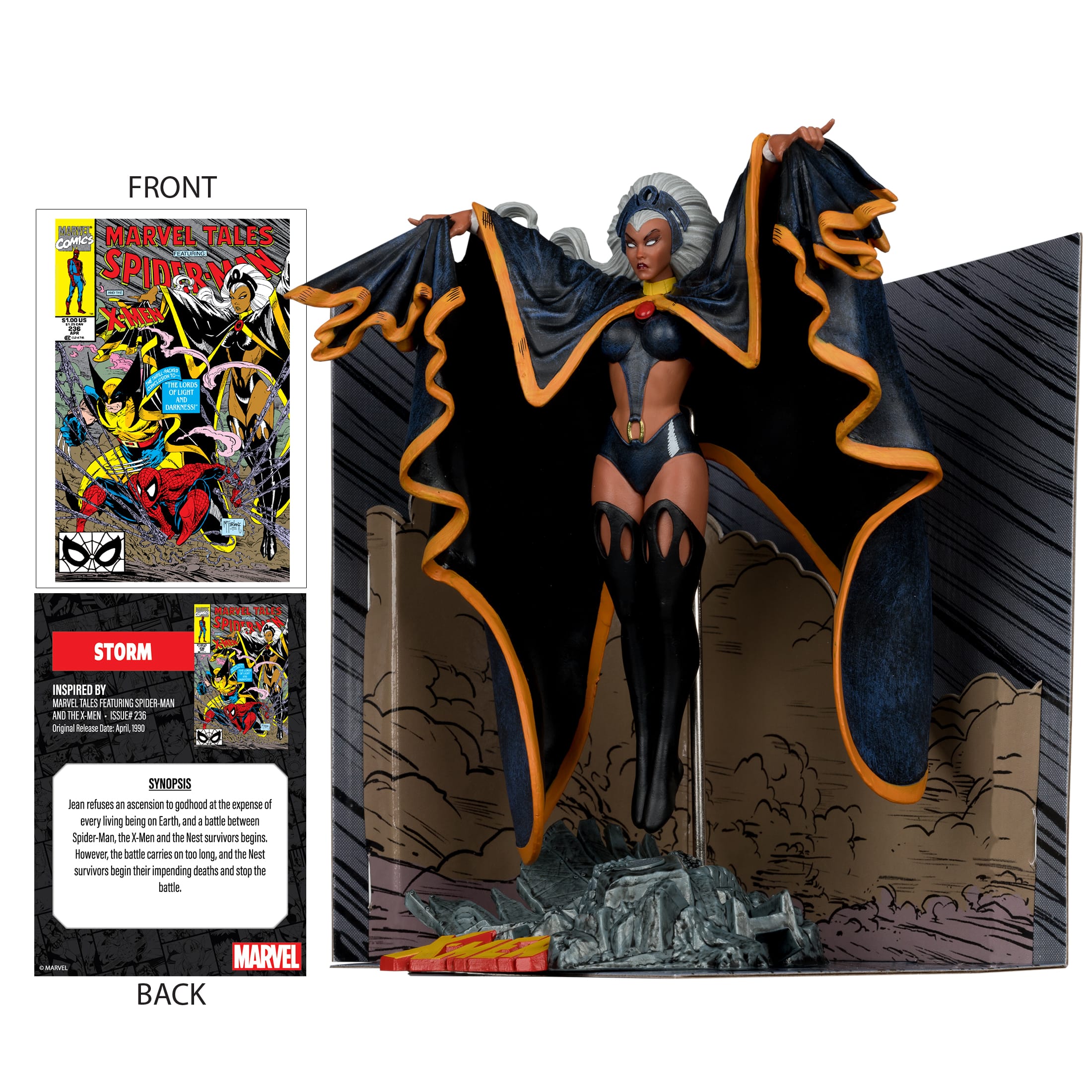 McFarlane Toys Marvel Storm 1:10th Scale Collectible with McFarlane Toys Marvel Storm 1:10th Scale Collectible with