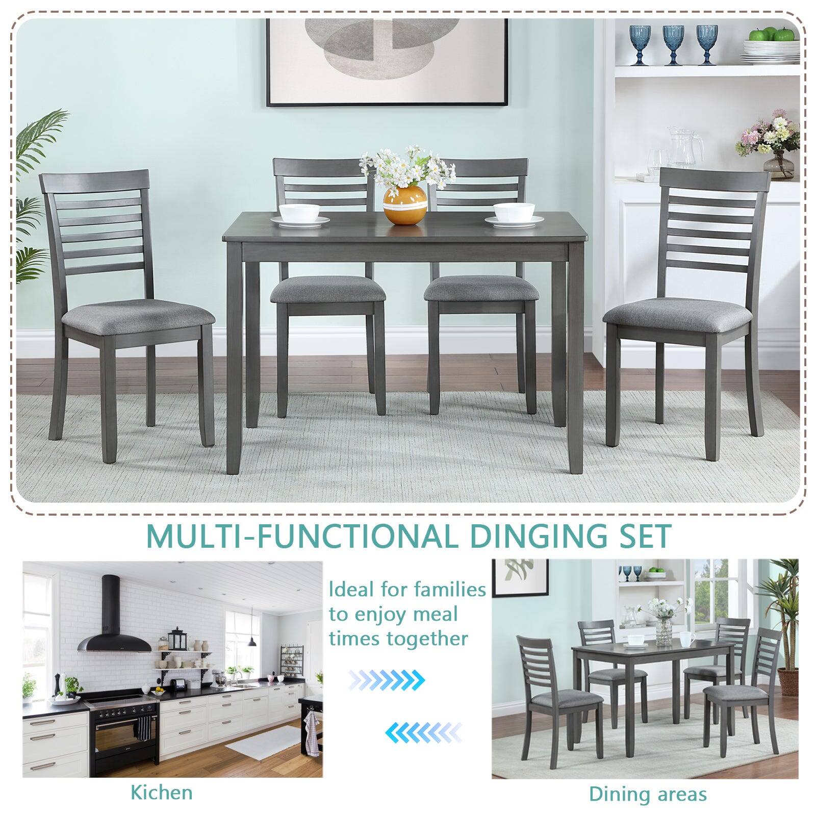 MULTI-FUNCTIONAL DINING SET

Ideal for families to enjoy meal times together

Kitchen Dining areas