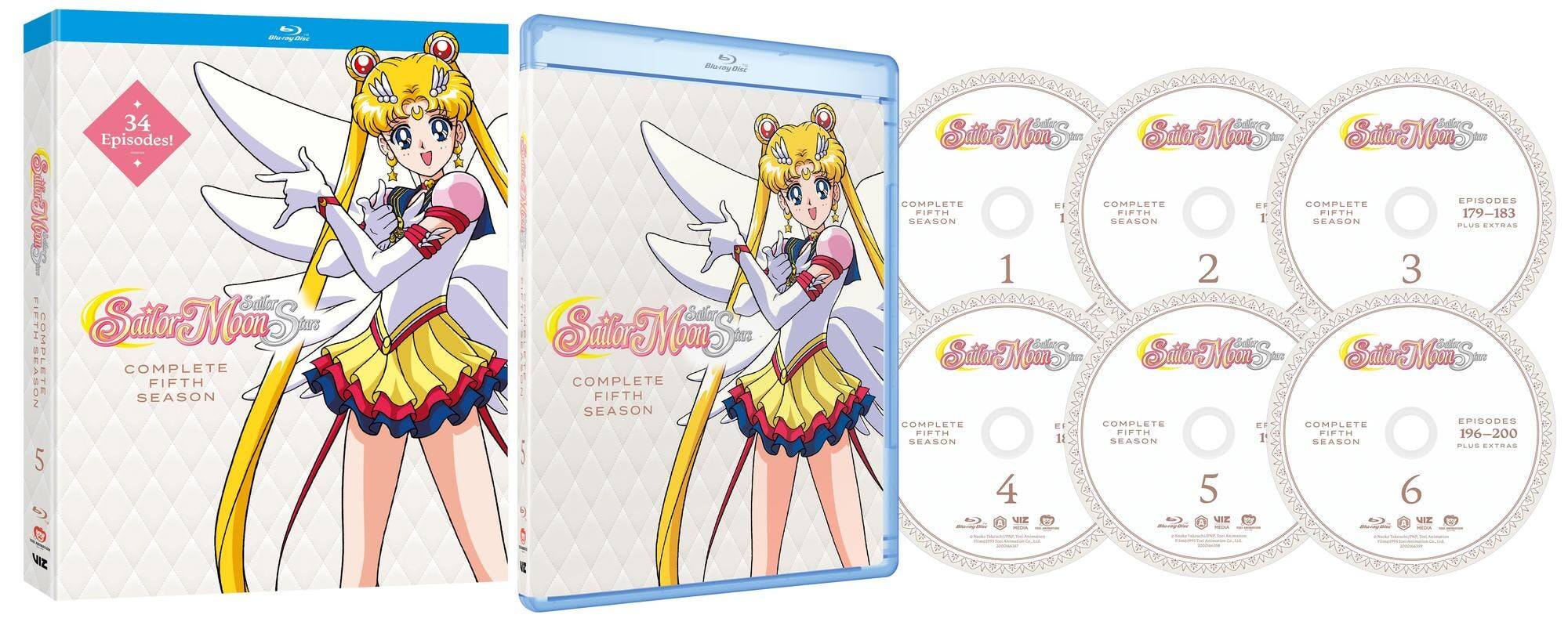 Back. Sailor Moon Sailor Stars: The Complete Fifth Season [Blu-ray].