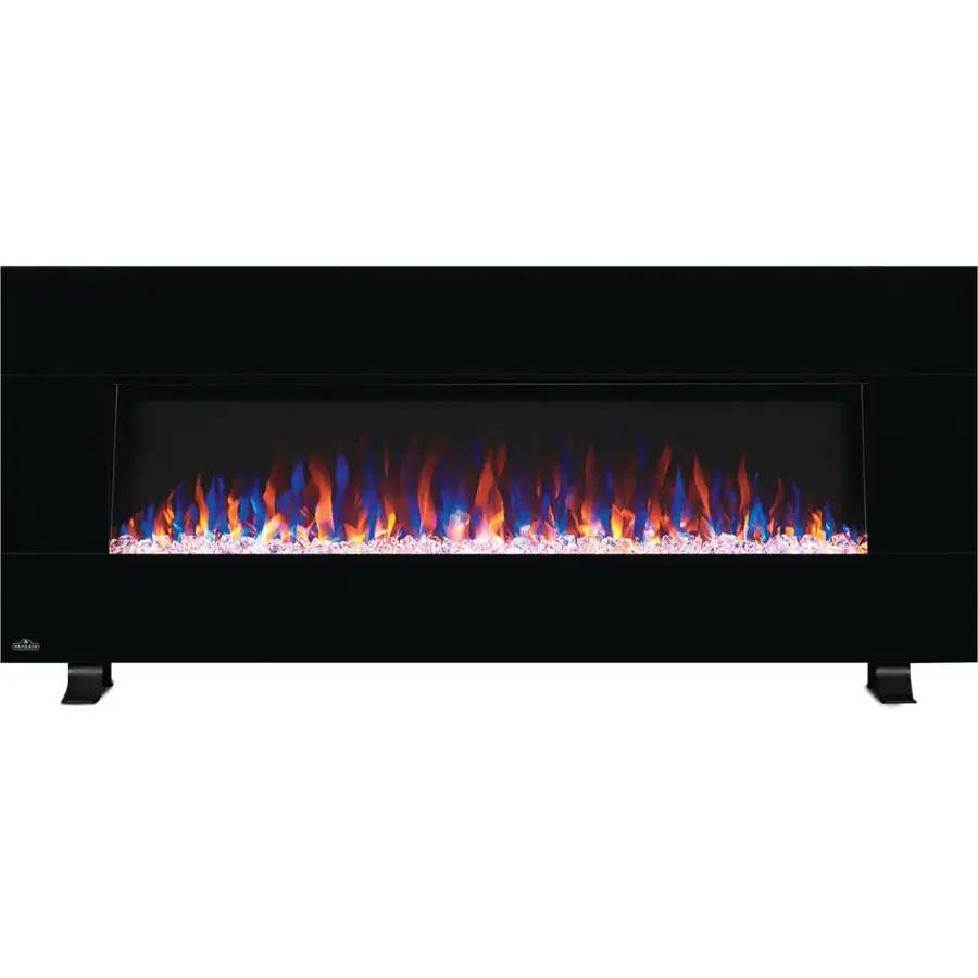 Alt View 19. Napoleon - Harsten 50-Inch Linear Electric Fireplace with Integrated Bluetooth Speaker - Black.
