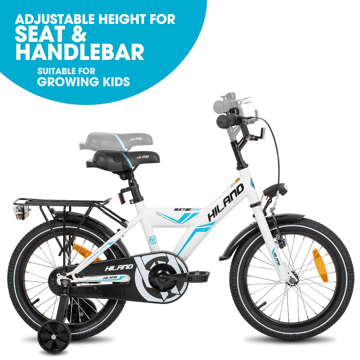ADJUSTABLE HEIGHT FOR SEAT & HANDLEBAR  
SUITABLE FOR GROWING KIDS