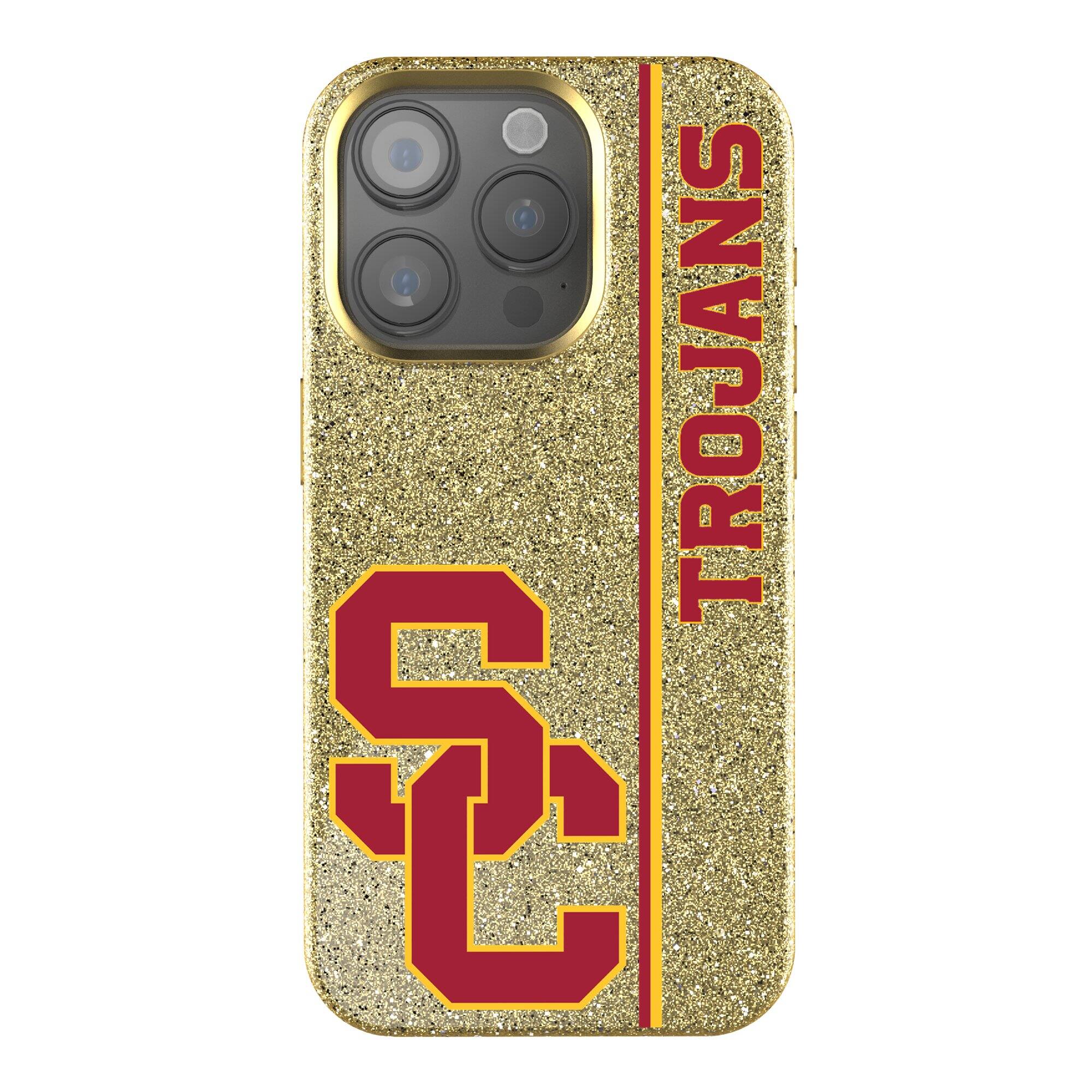 Keyscaper - NCAA - USC Trojans iPhone Bling Case - 14 - Gold