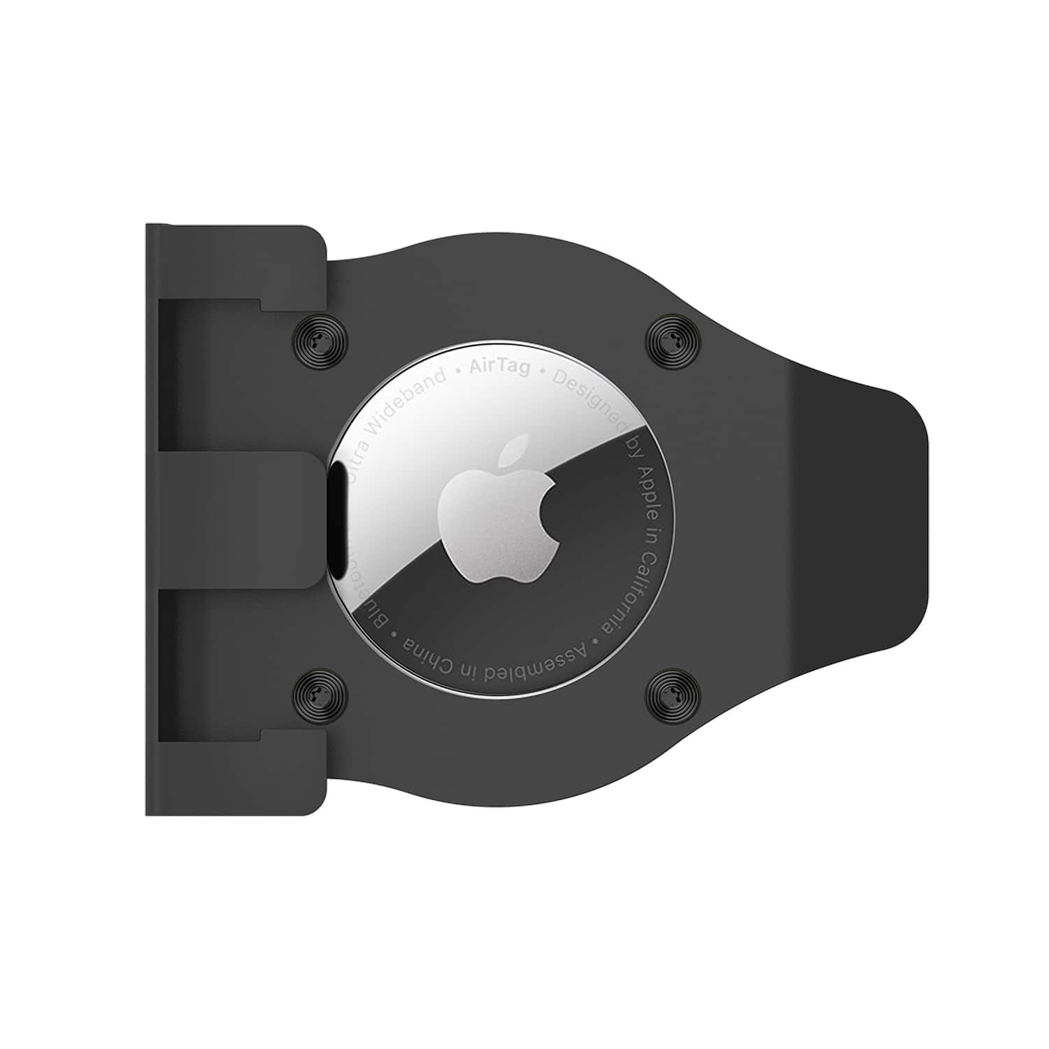 The Ridge Wallet - CARBON FIBER AIRTAG MONEY CLIP - Silver - Front_Zoom