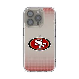 Keyscaper - NFL - San Francisco 49ers Linen Logo iPhone Clear Case - 16e - Multicolor