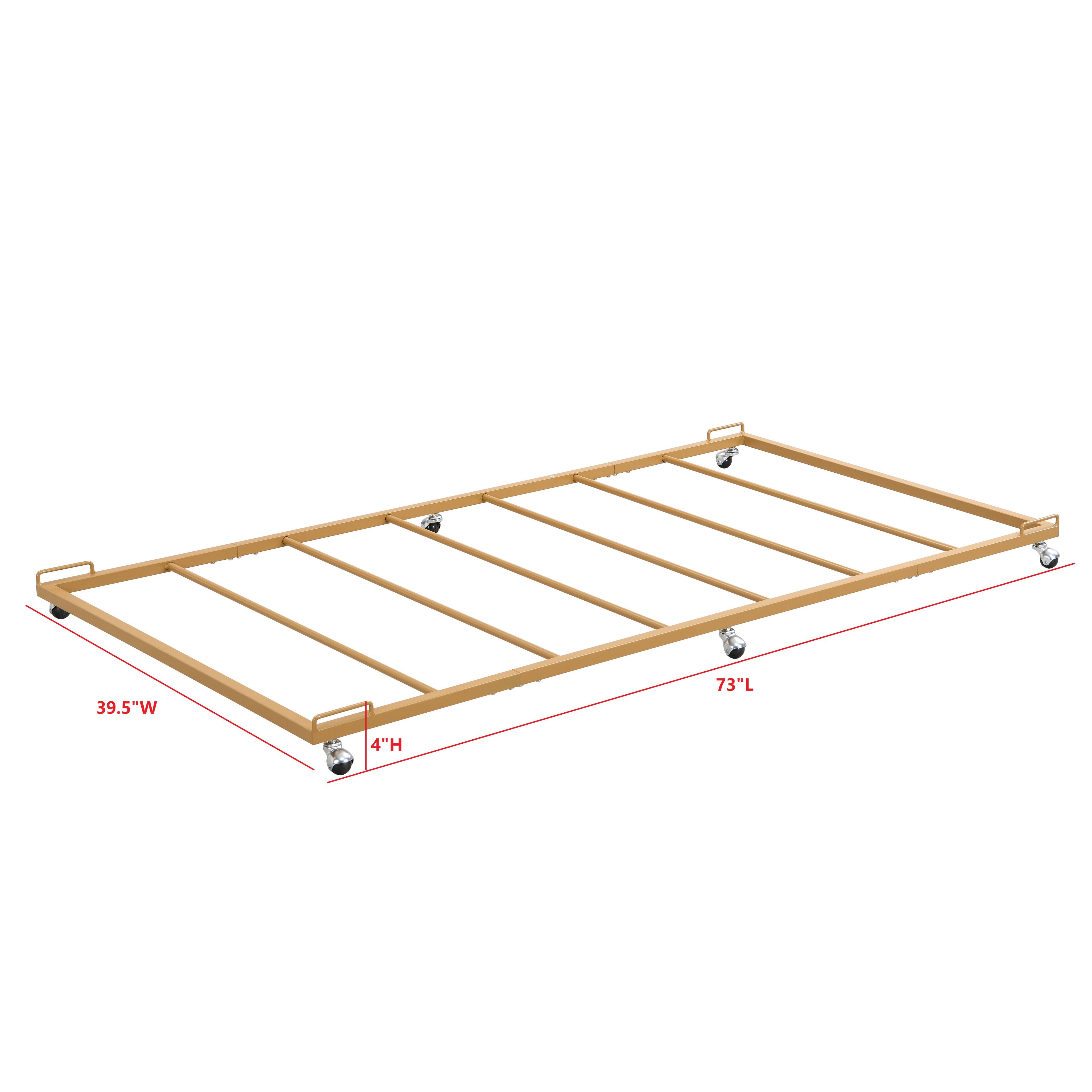39.5"W x 73"L x 4"H