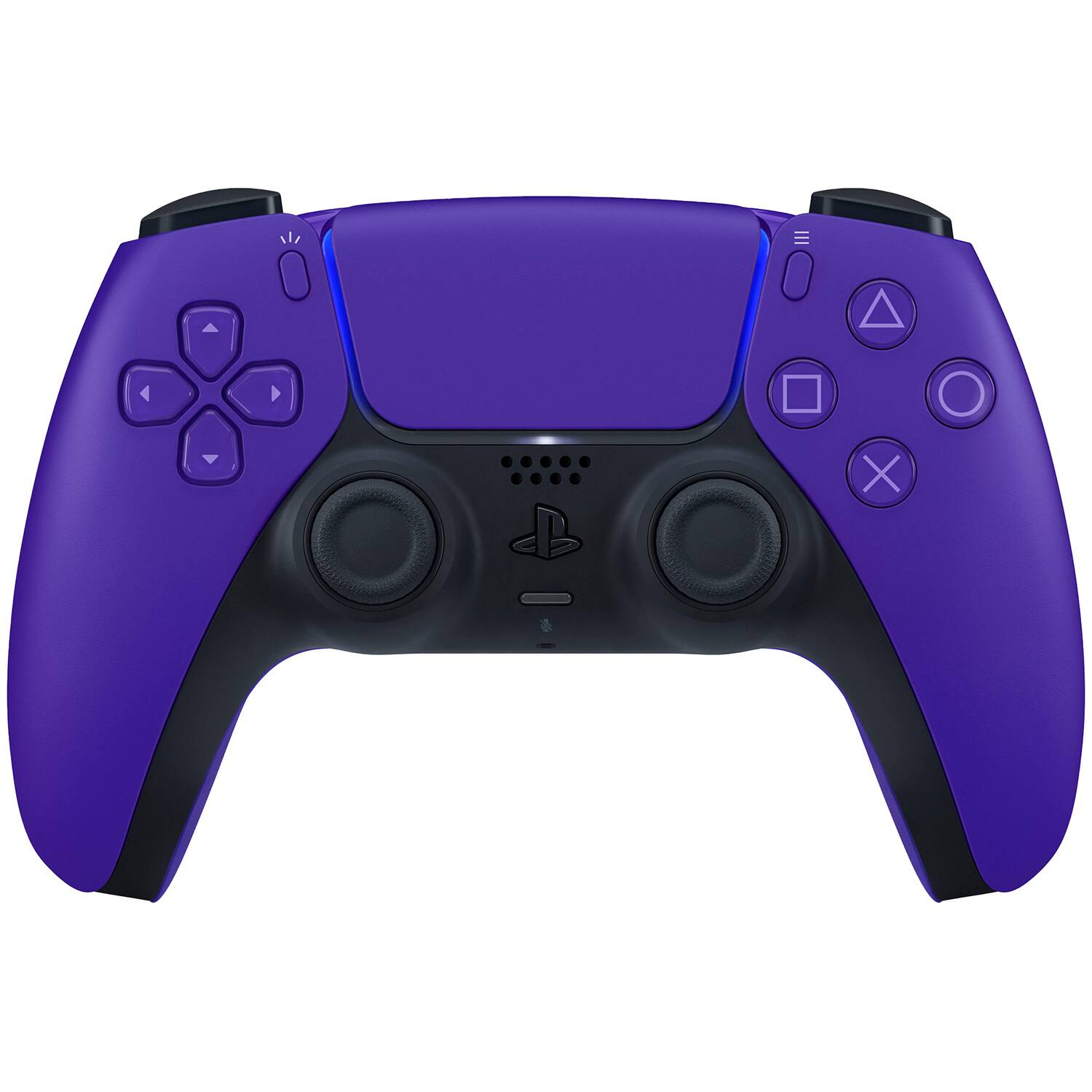 Left. Sony - Sony Playstation 5 Slim Disc with Extra Galactic Purple Controller, Trigger Stop Kit and MightySkins Decal Voucher + 1 - Galactic Purple.