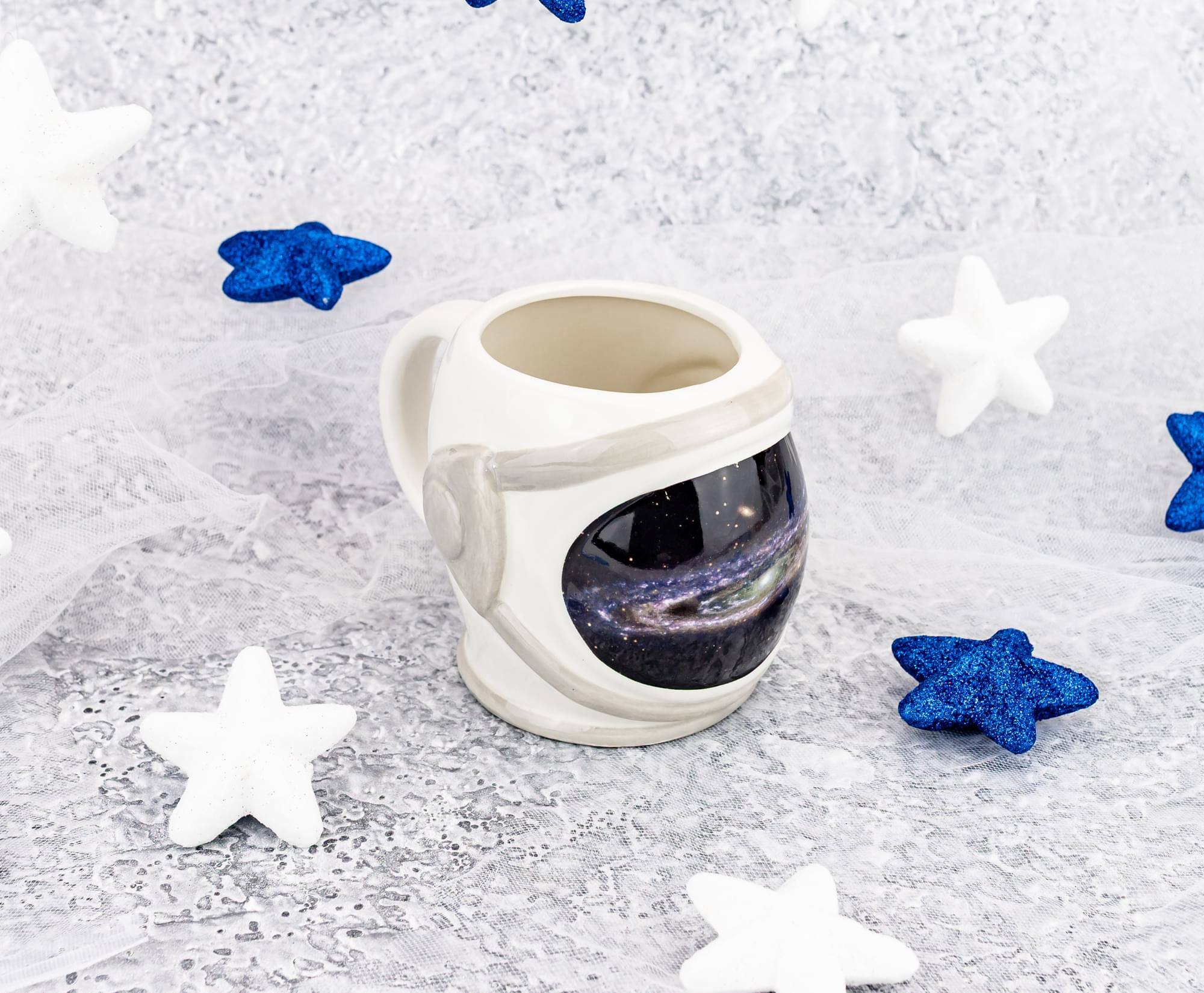 Alt View 3. NASA - NASA Space Helmet 3D Sculpted Ceramic Mug | Holds 20 Ounces - Multi-Colored.