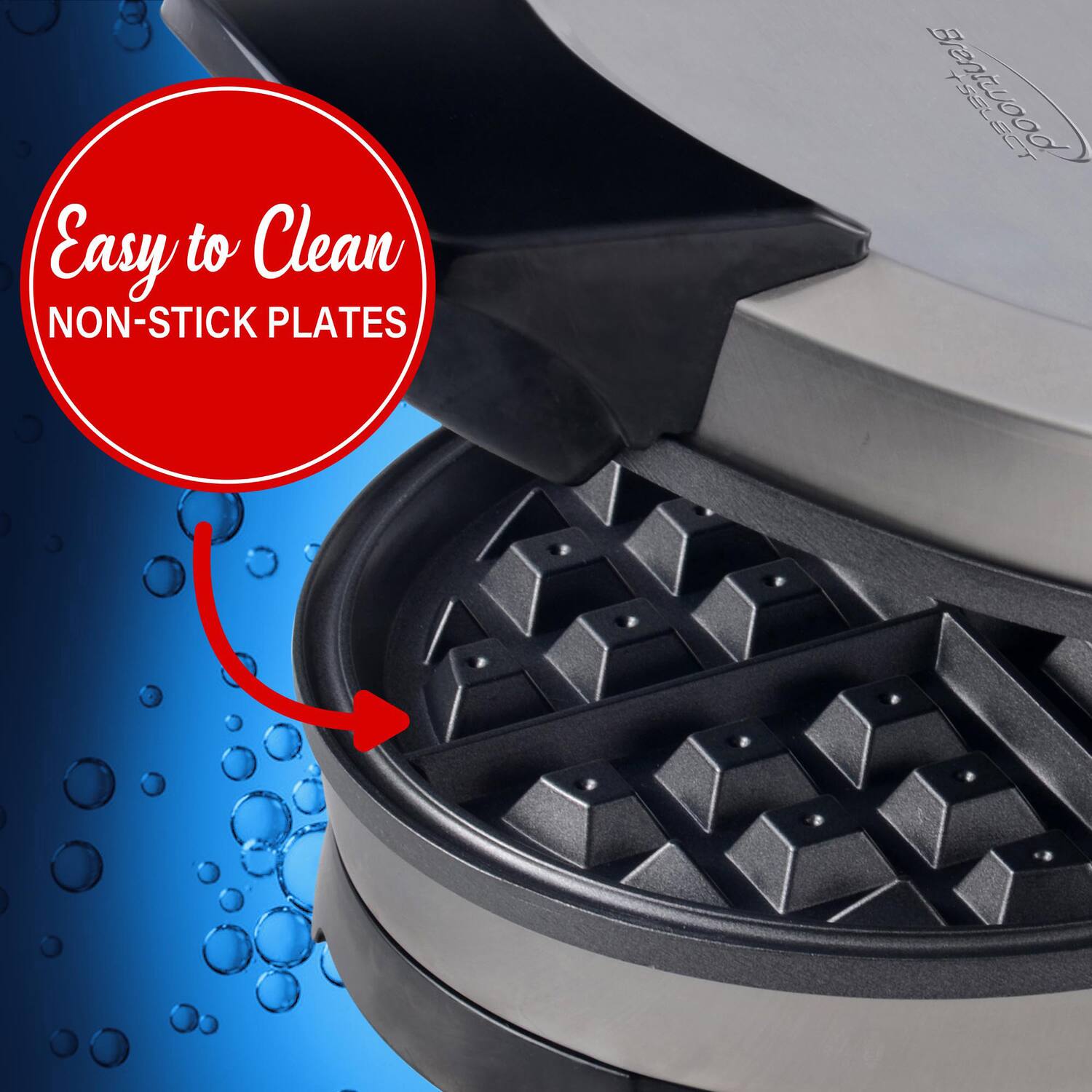 Easy to Clean NON-STICK PLATES  
Brentwood