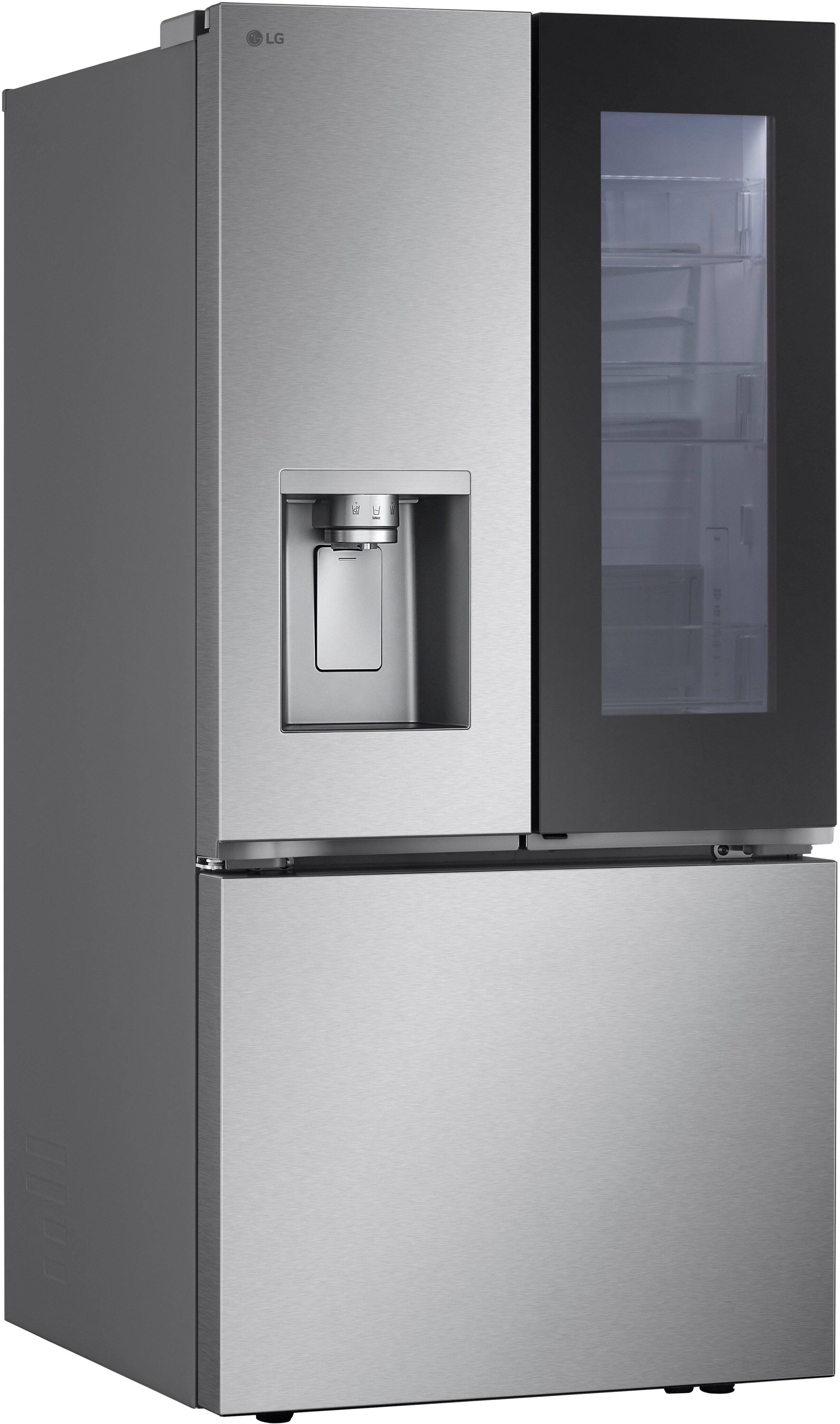 Alt View 10. LG - 24.5 Cu. Ft. French Door Standard-Depth MAX Smart Refrigerator with Dual Ice Maker with Craft Ice - PrintProof Stainless Steel.