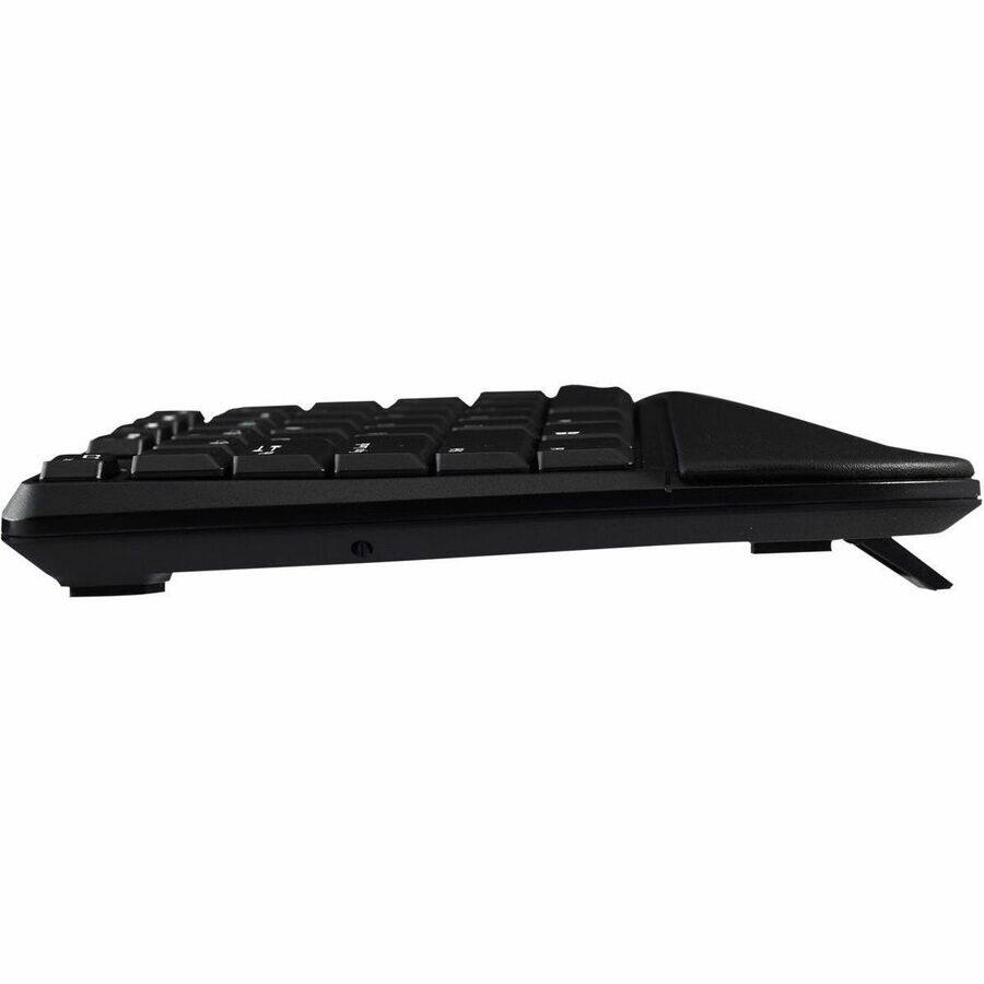 Alt View 6. V7 - V7 Bluetooth Split Ergonomic Keyboard and Mouse Combo - Business - US Layout - English (US) - QWERTY - Black - Wireless - Unknown.