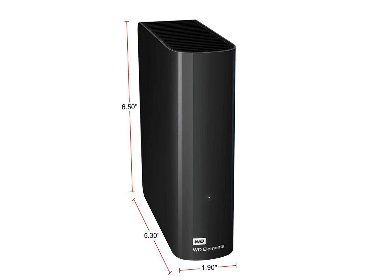 6.50" 5.30" 1.90" WD Elements