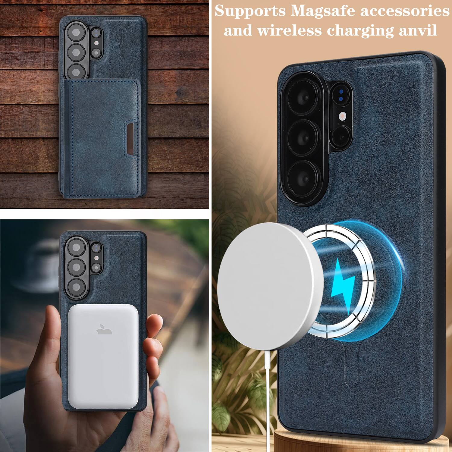 Supports MagSafe accessories and wireless charging anvil