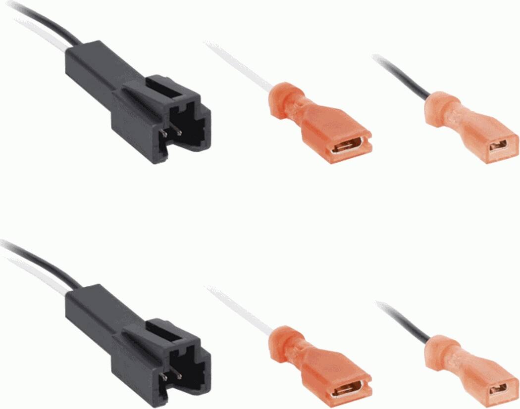 Angle. Metra - Speaker Harness for Select 2012-2021 Tesla and 2005-2018 Audi Vehicles (2-Pack) - Multi.