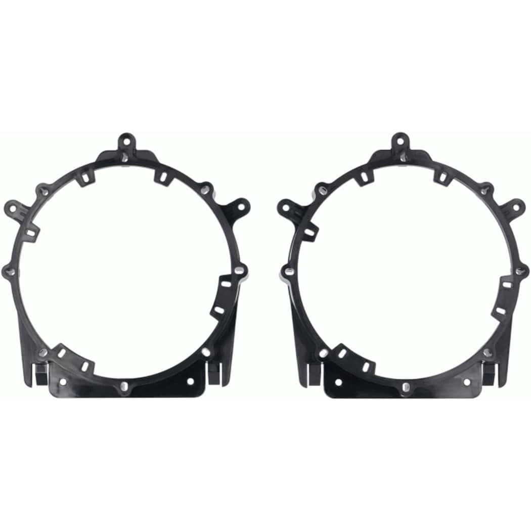 Metra - Speaker Adapter Plate for Select Acura and Honda 2002-2014 Vehicles (2-Pack) - Black - Front_Zoom