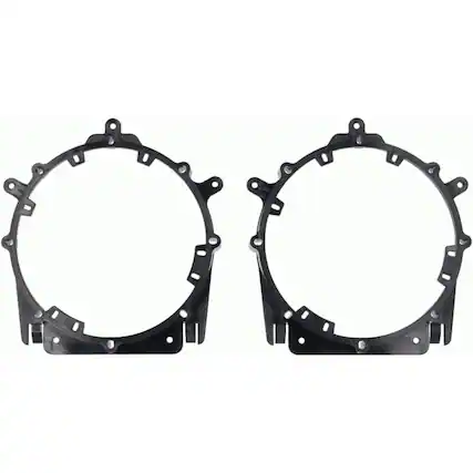 Front. Metra - Speaker Adapter Plate for Select Acura and Honda 2002-2014 Vehicles (2-Pack) - Black.