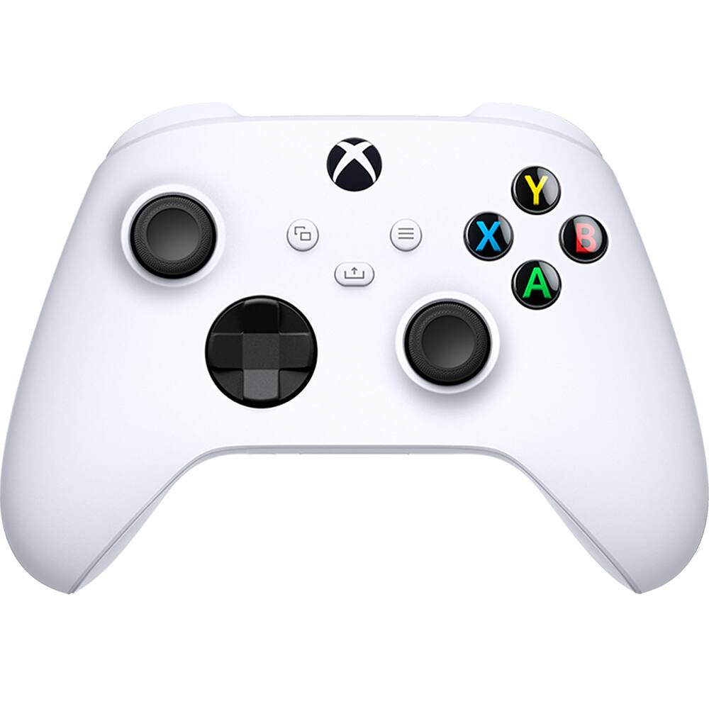 Alt View 10. Microsoft - Xbox Series S 512GB All-digital Gaming Console - White Dual Controller Bundle - Robot White.