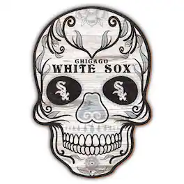 Fan Creations - Chicago White Sox 12'' Sugar Skull Sign - Multicolor