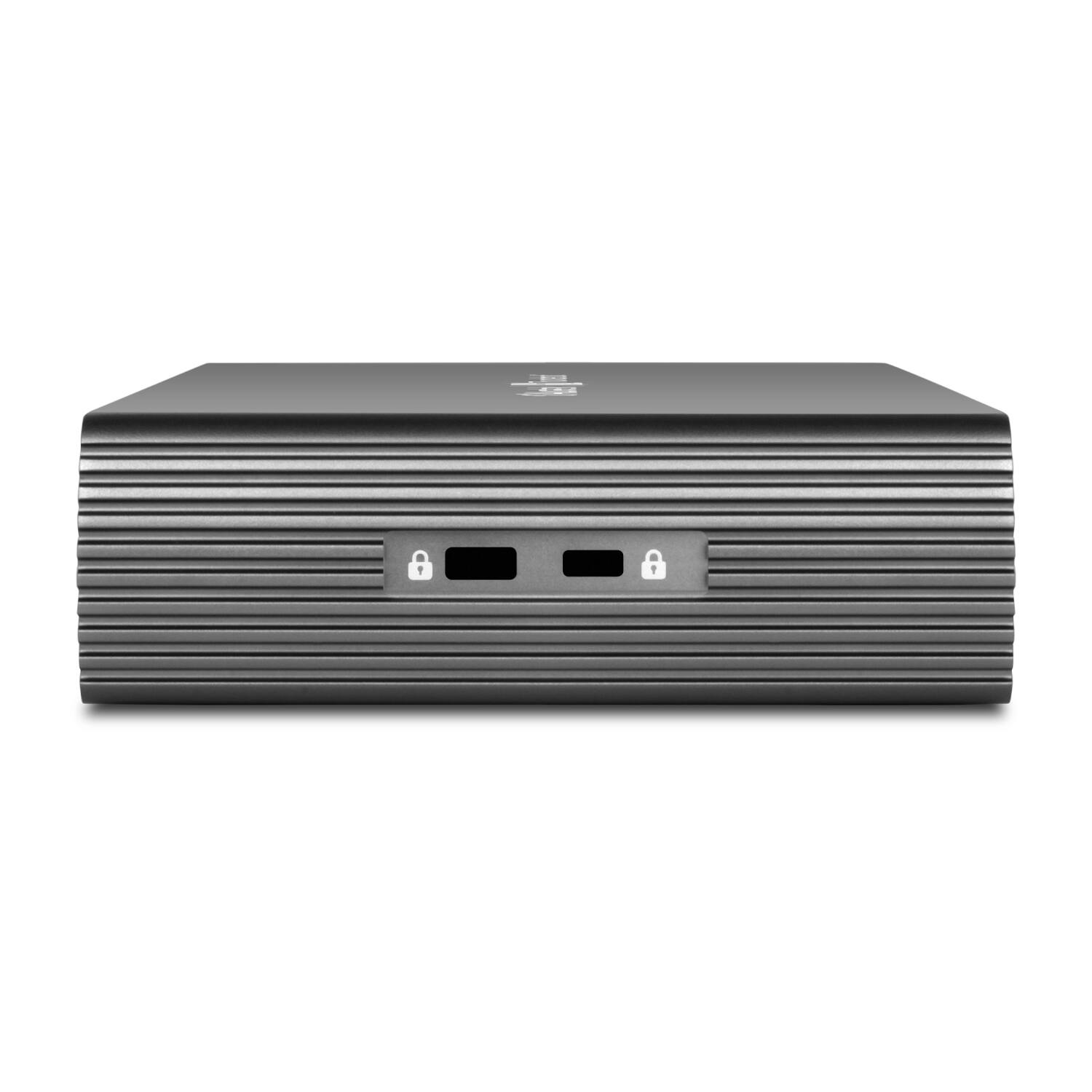 Back. Aluratek - Aluratek Thunderbolt 5 Smart Dock ATBDS0503F.