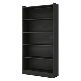 Kadyn - Bookshelf, Storage Shelf, Bookcase,Wood Bookcase, 72" Tall Bookshelf with 6-Tier Open Storage Shelves - Black