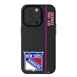 Keyscaper - NHL - New York Rangers Sidebar Magnetic iPhone Case - 13 - Black