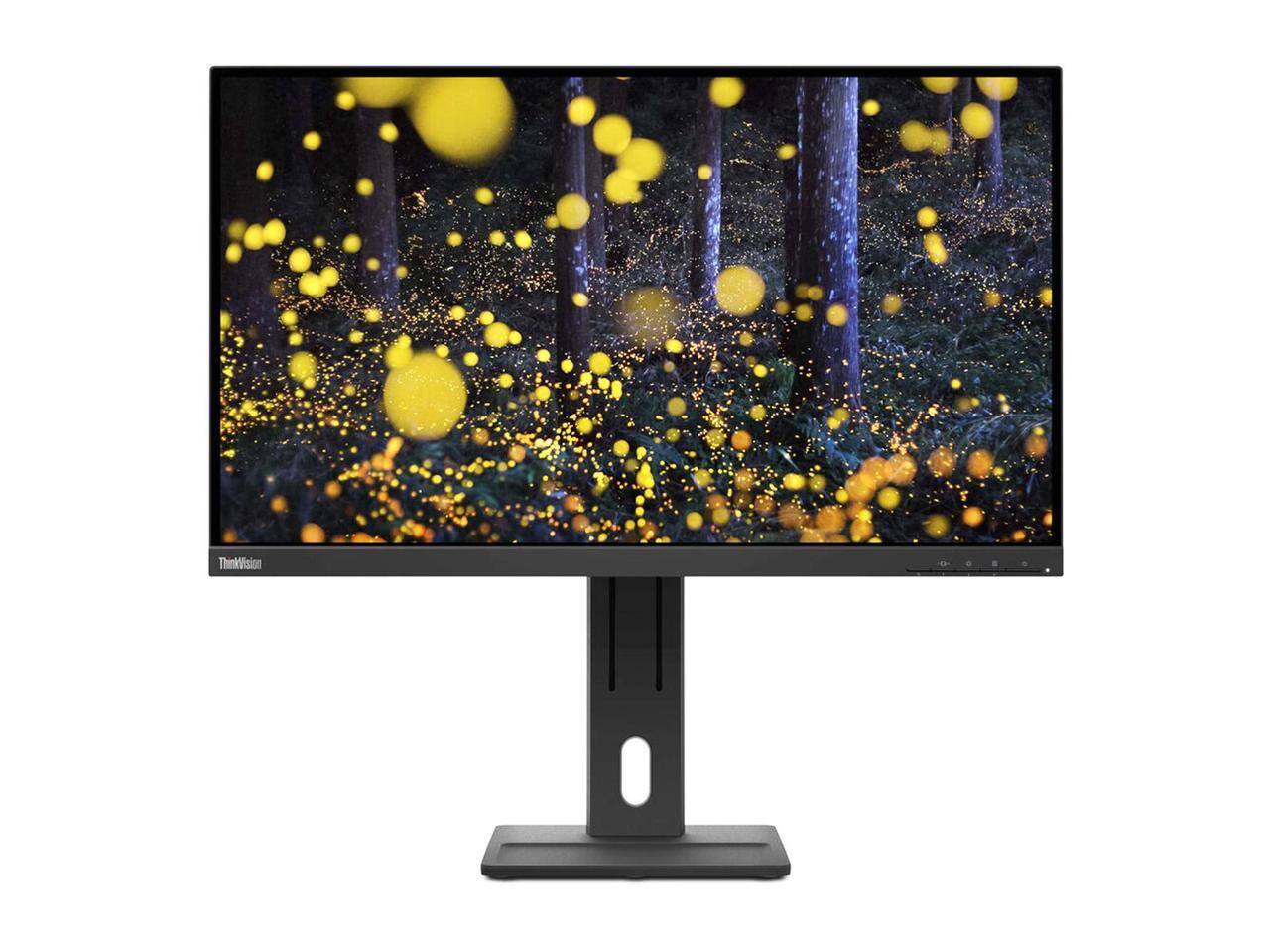 Alt View 3. Lenovo - Lenovo ThinkVision 27 inch Monitor - E27q-20 - Black.