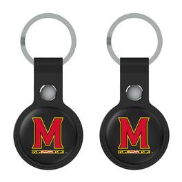 Keyscaper - Maryland Terrapins Two-Pack AirTag Holders - No Size - Black
