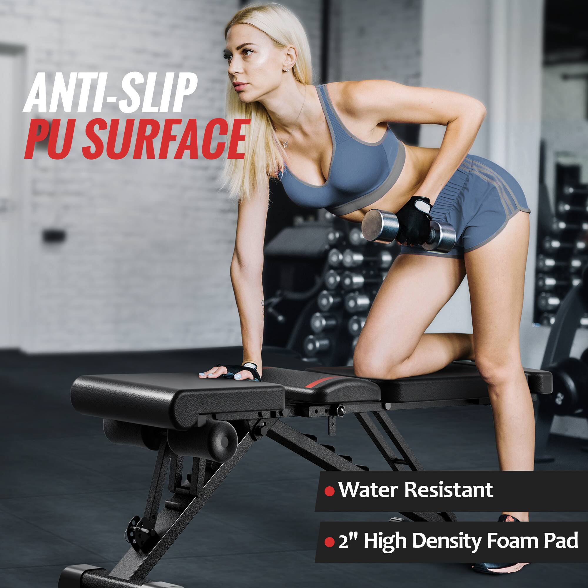 ANTI-SLIP PU SURFACE

- Water Resistant
- 2" High Density Foam Pad