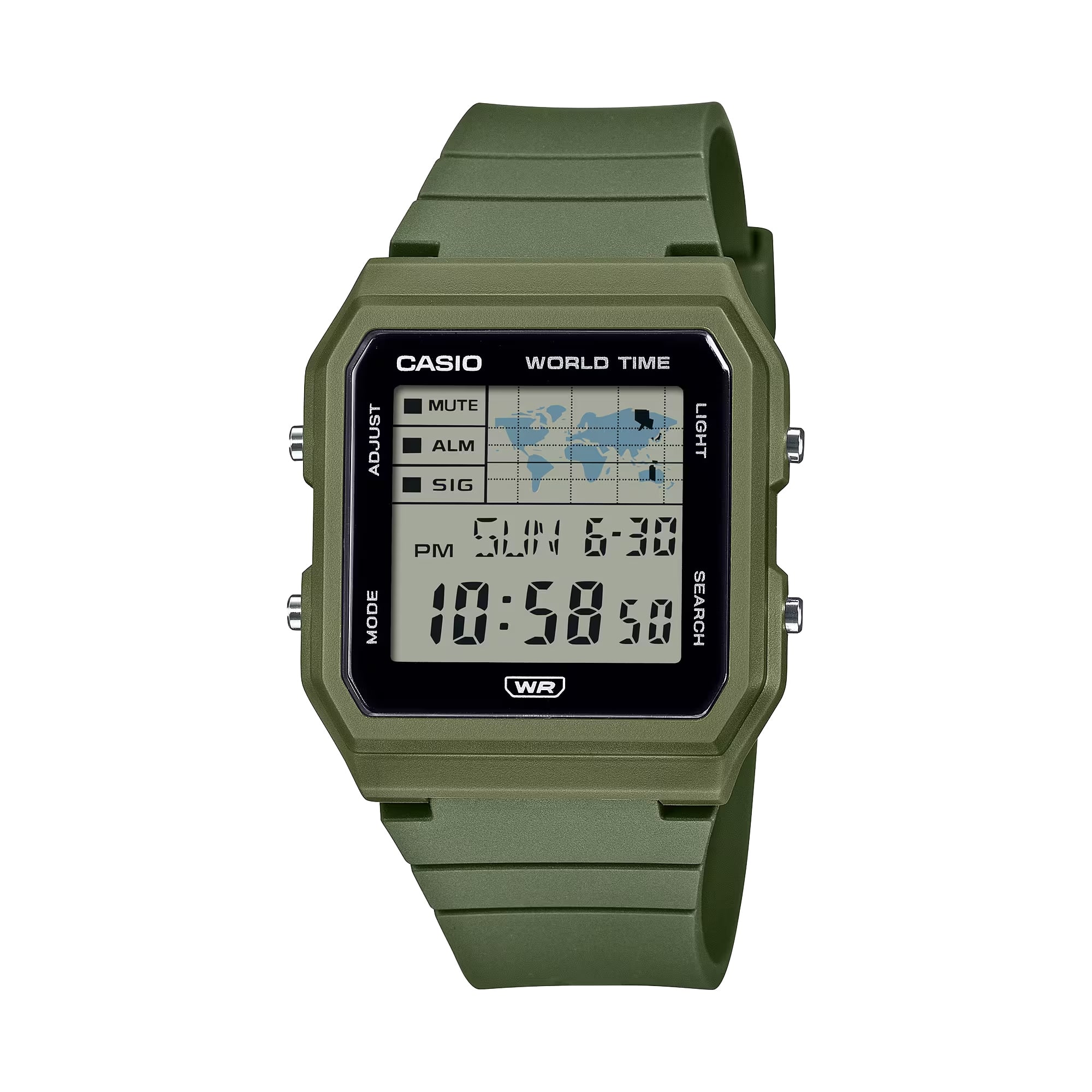 Casio - Women's Digital Sport Watch with Case - LF-30W-3ACF - Green