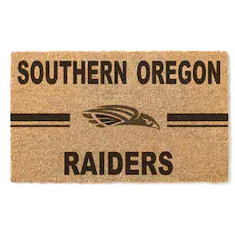 Jardine - Southern Oregon Raiders 18" x 30" Team Logo Doormat - Brown