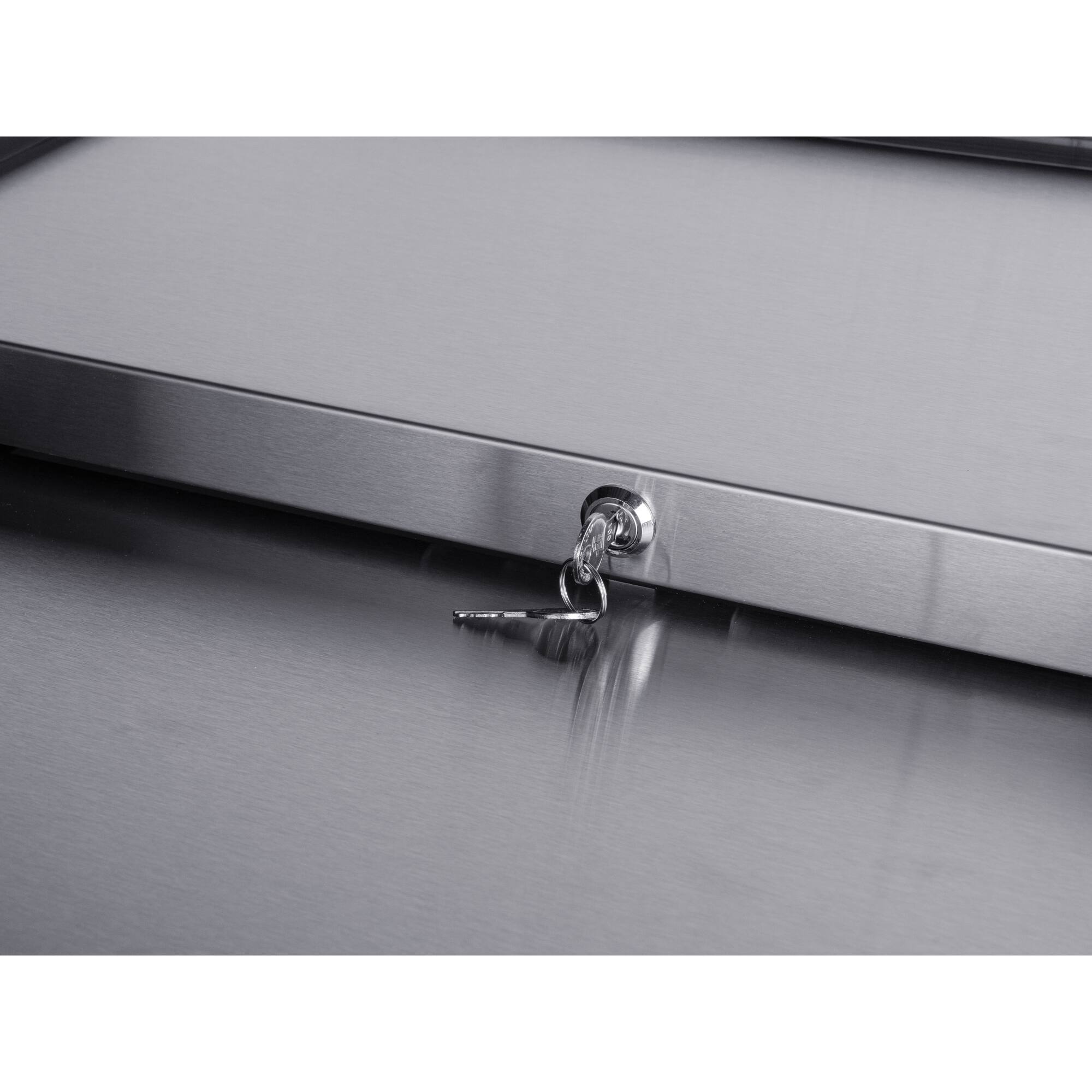 Alt View 5. Koolmore - 25 in. Commercial Glass Froster in Stainless Steel, ETL Listed, 5 cu. ft. (KM-GF25-SS) - Stainless steel.