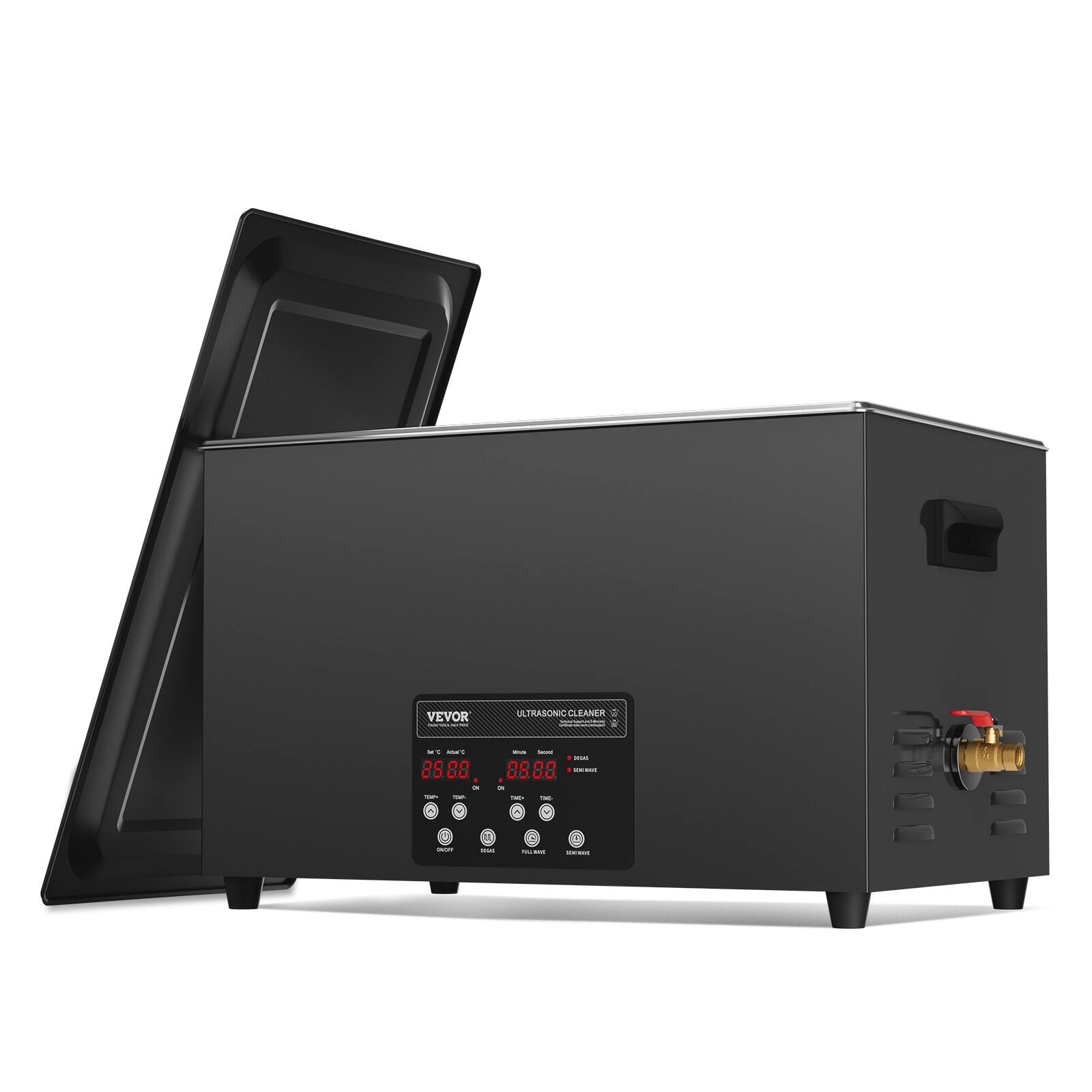 VEVOR - 30L Ultrasonic Cleaner, 600W Digital Ultrasonic Cleaning Machine with Upgraded Degassing and Gentle Mode