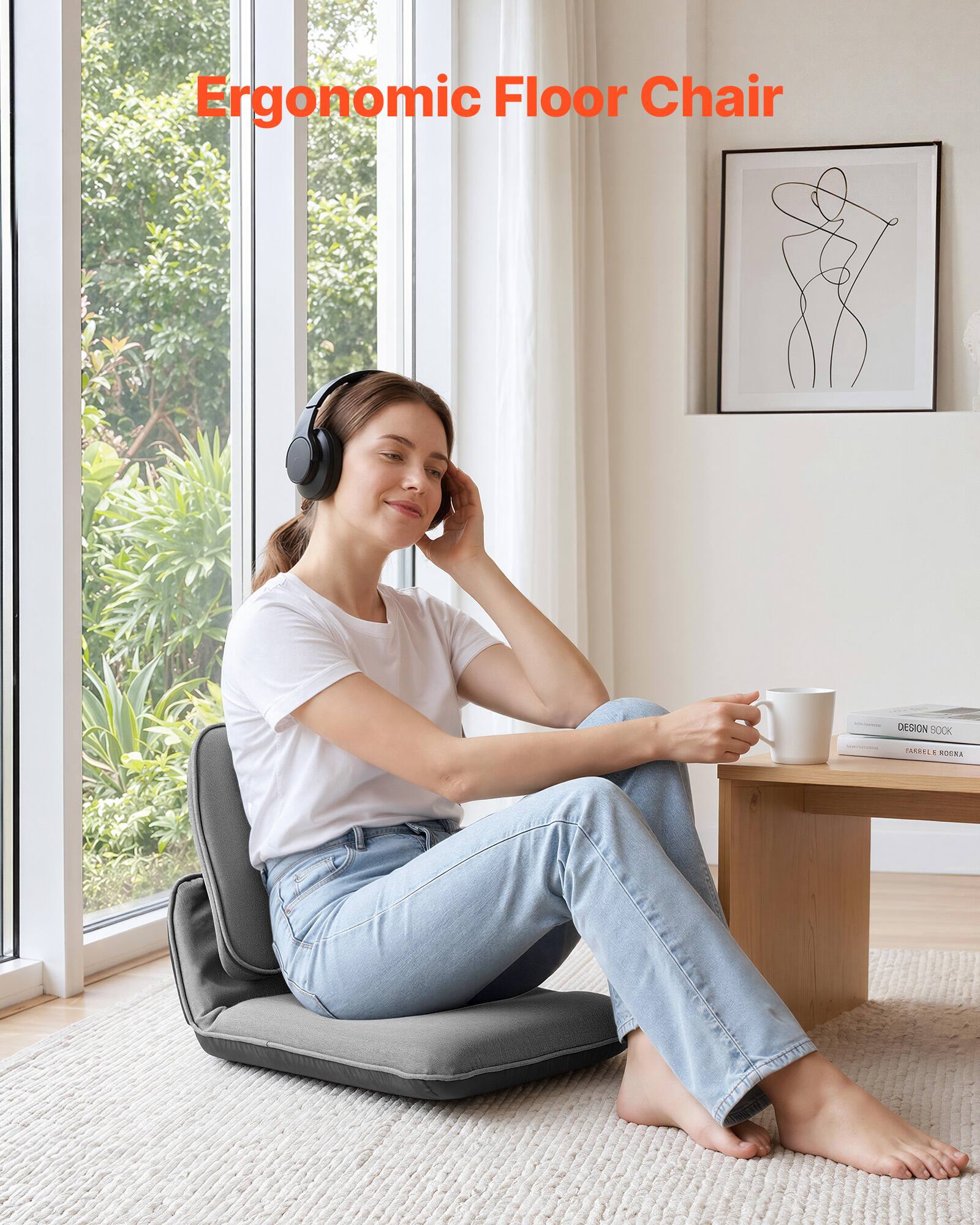 Ergonomic Floor Chair