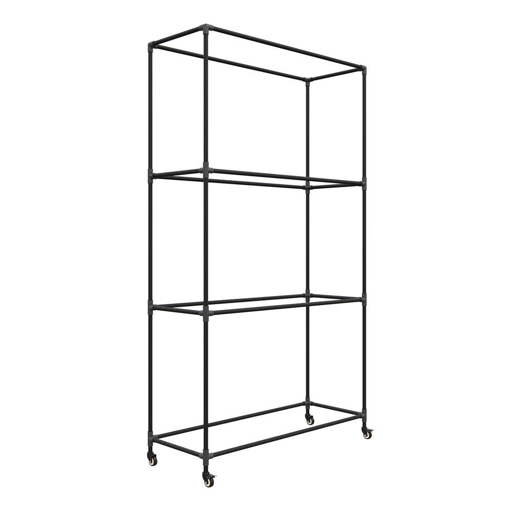 Alt View 6. Power Systems - Stability Ball Rack – Metal Freestanding Rack Holds Up to 8 Balls - Black.