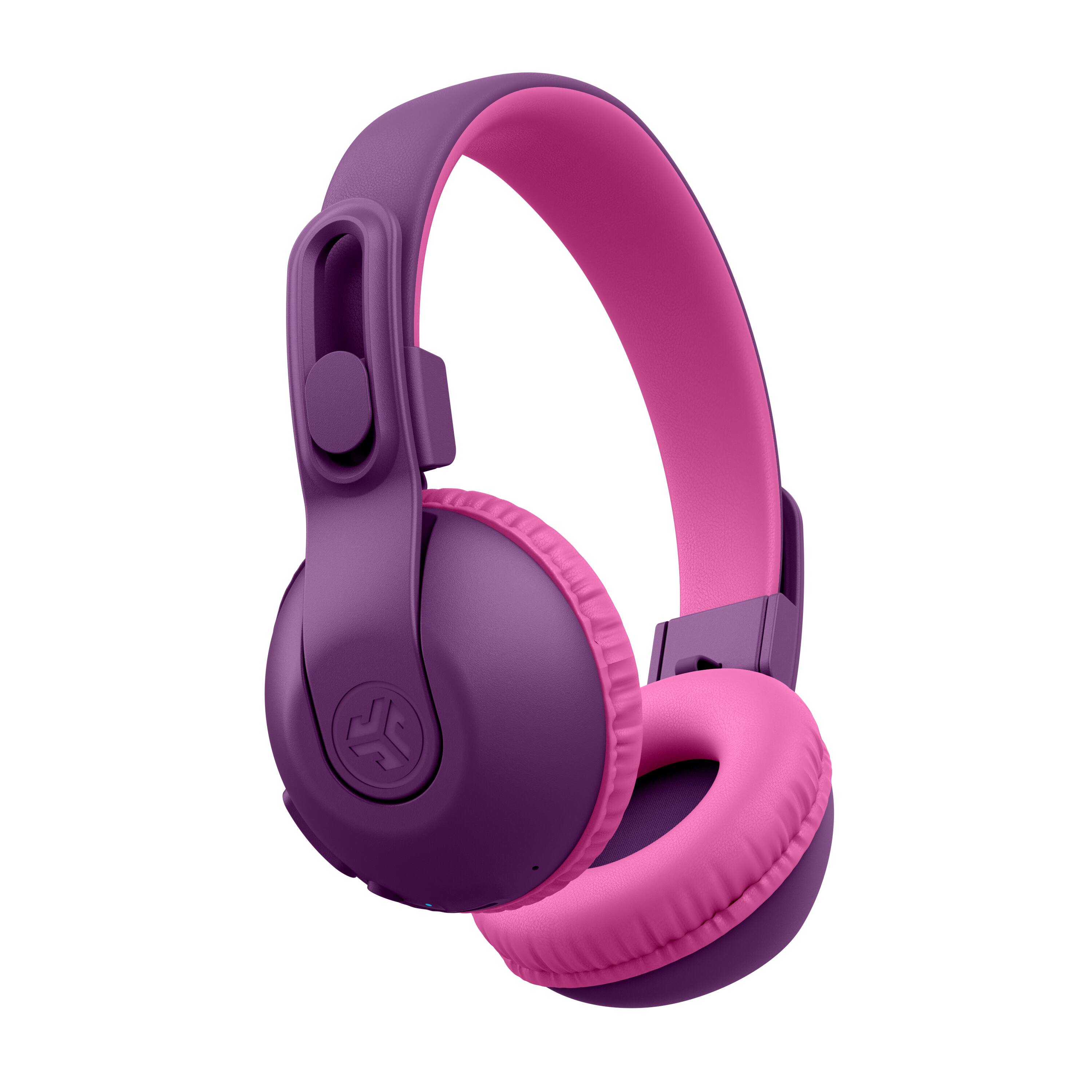 Left. JLab - JBuddies Studio 2 Wireless Kids Headphones - Purple/Pink.