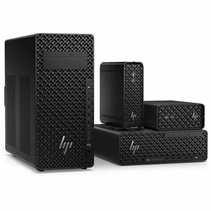 Alt View 7. HP - HP Z2 G1i Workstation - Intel Core Ultra 7 265K - 32 GB - 1 TB SSD - Small Form Factor - Black - Intel W880 Chip - Black.