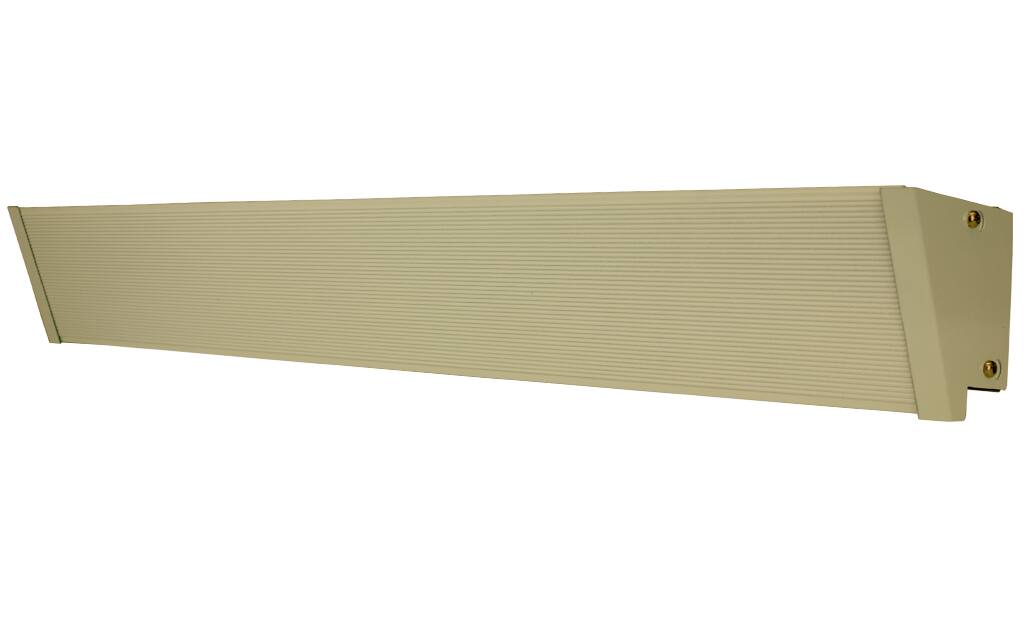 King - KCV2010-A alCove Series Radiant Convection Cove Heater, 83" / 935W / 208V - Almond