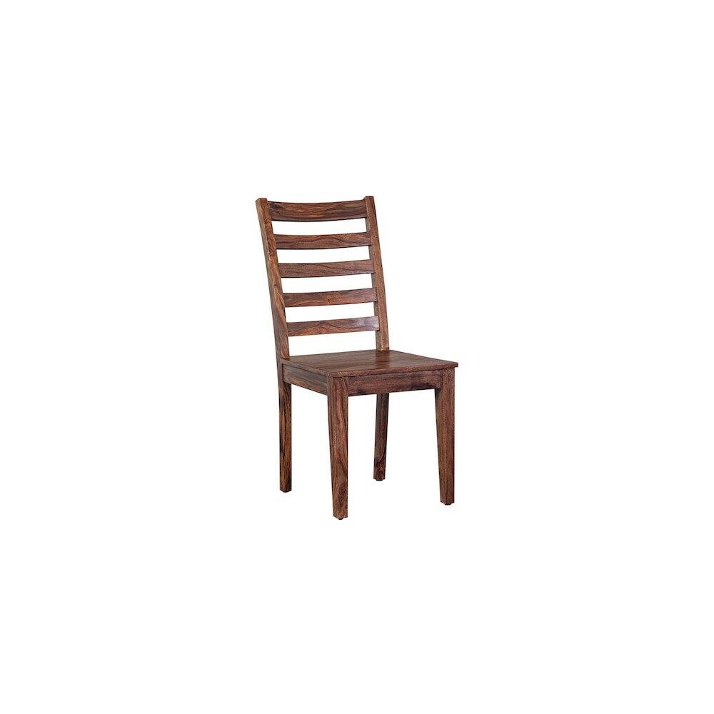 Alt View 2. Porter Designs - Sonora Solid Sheesham Wood Dining Chair - Brown.